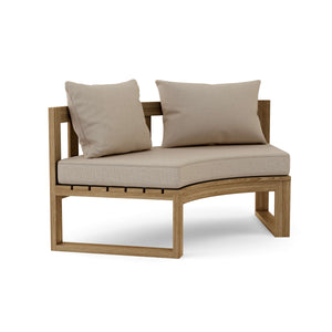 Circular Modular Deep Seating – Premium Teak Comfort Meets Custom Style - The Charming Bench Company