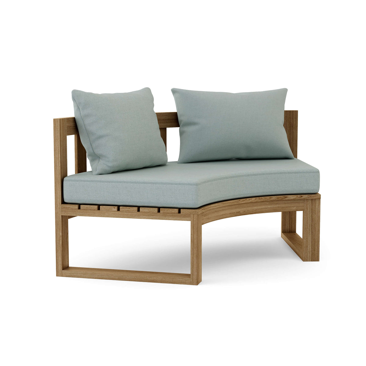 Circular Modular Deep Seating – Premium Teak Comfort Meets Custom Style - The Charming Bench Company