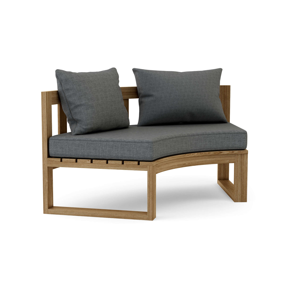 Circular Modular Deep Seating – Premium Teak Comfort Meets Custom Style - The Charming Bench Company