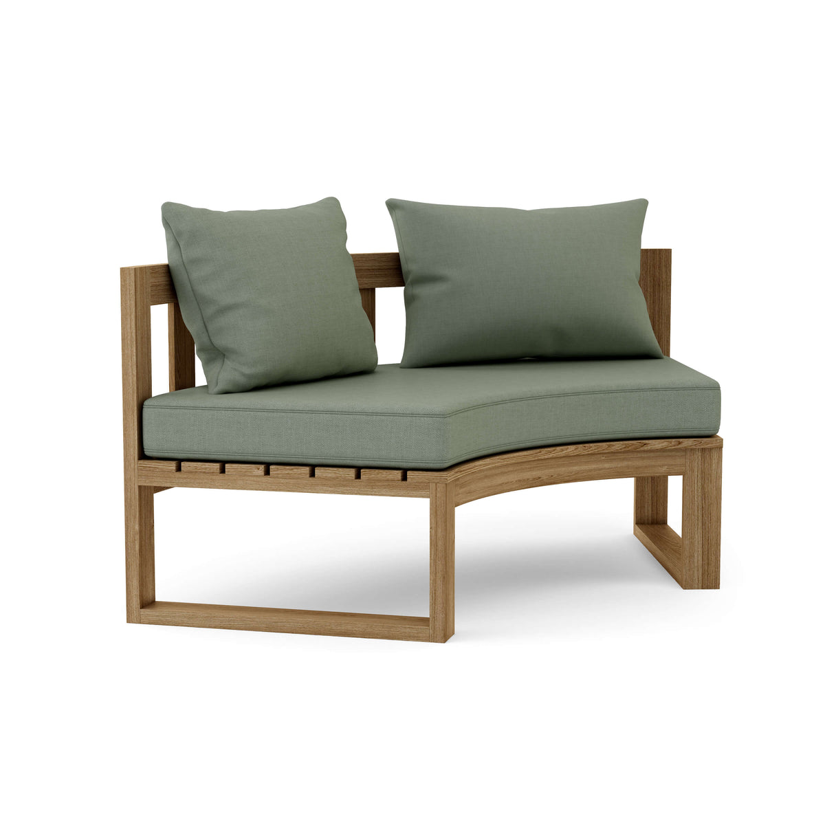 Circular Modular Deep Seating – Premium Teak Comfort Meets Custom Style - The Charming Bench Company