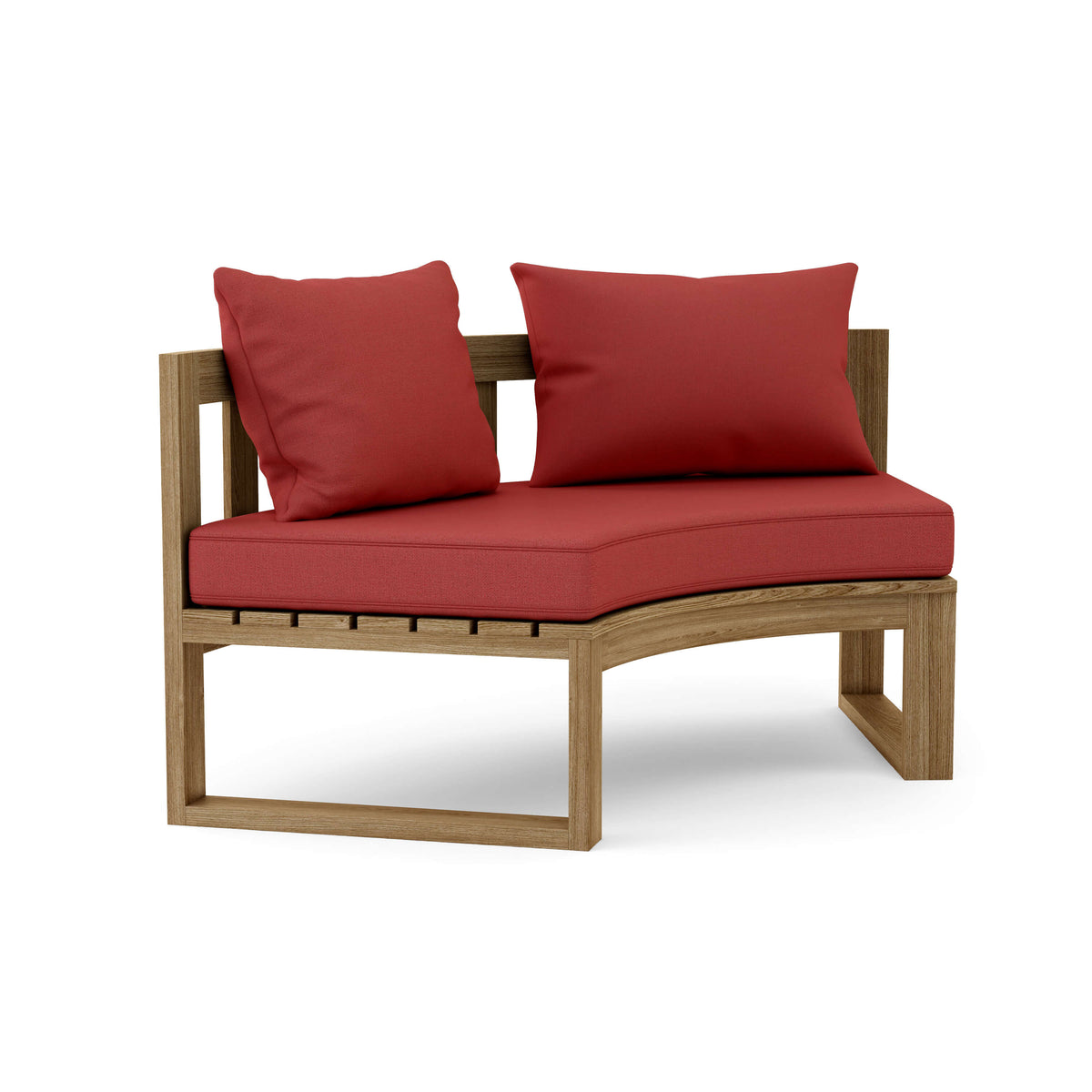 Circular Modular Deep Seating – Premium Teak Comfort Meets Custom Style - The Charming Bench Company