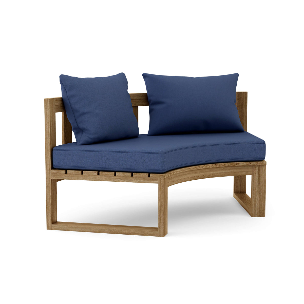 Circular Modular Deep Seating – Premium Teak Comfort Meets Custom Style - The Charming Bench Company