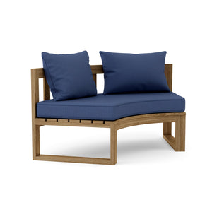 Circular Modular Deep Seating – Premium Teak Comfort Meets Custom Style - The Charming Bench Company