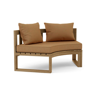 Circular Modular Deep Seating – Premium Teak Comfort Meets Custom Style - The Charming Bench Company