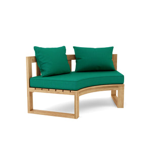 Circular Modular Deep Seating – Premium Teak Comfort Meets Custom Style - The Charming Bench Company