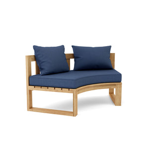 Circular Modular Deep Seating – Premium Teak Comfort Meets Custom Style - The Charming Bench Company