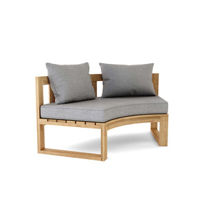 Circular Modular Deep Seating – Premium Teak Comfort Meets Custom Style - The Charming Bench Company