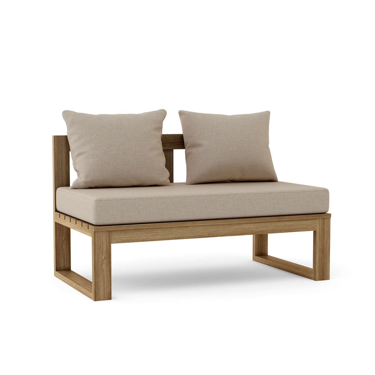 Straight Modular Deep Seating – Seamless Design for Custom Outdoor Comfort - The Charming Bench Company