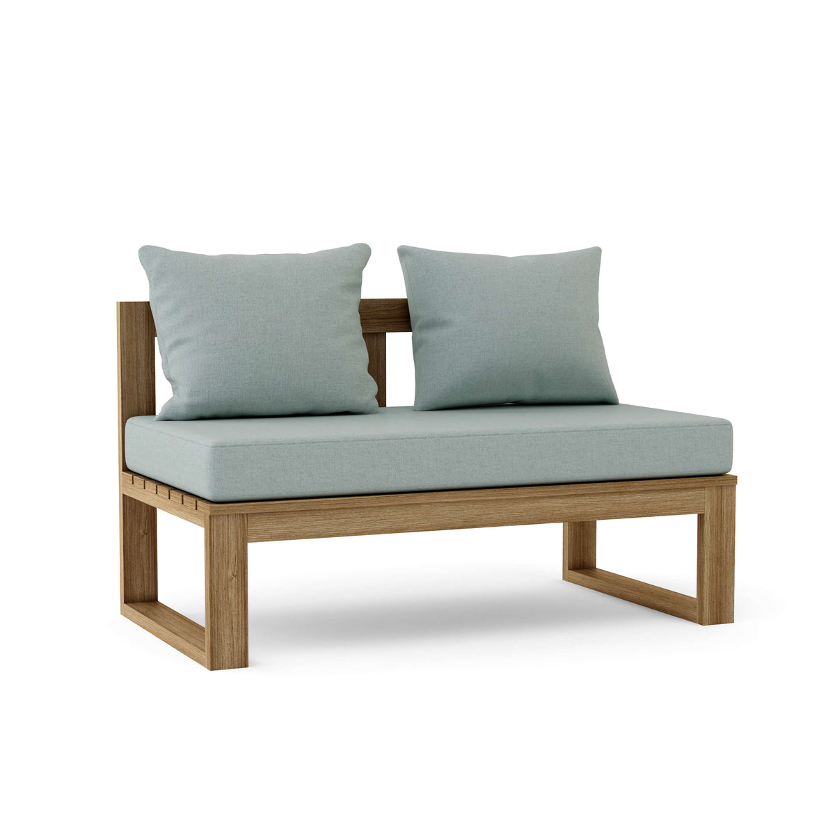 Straight Modular Deep Seating – Seamless Design for Custom Outdoor Comfort - The Charming Bench Company