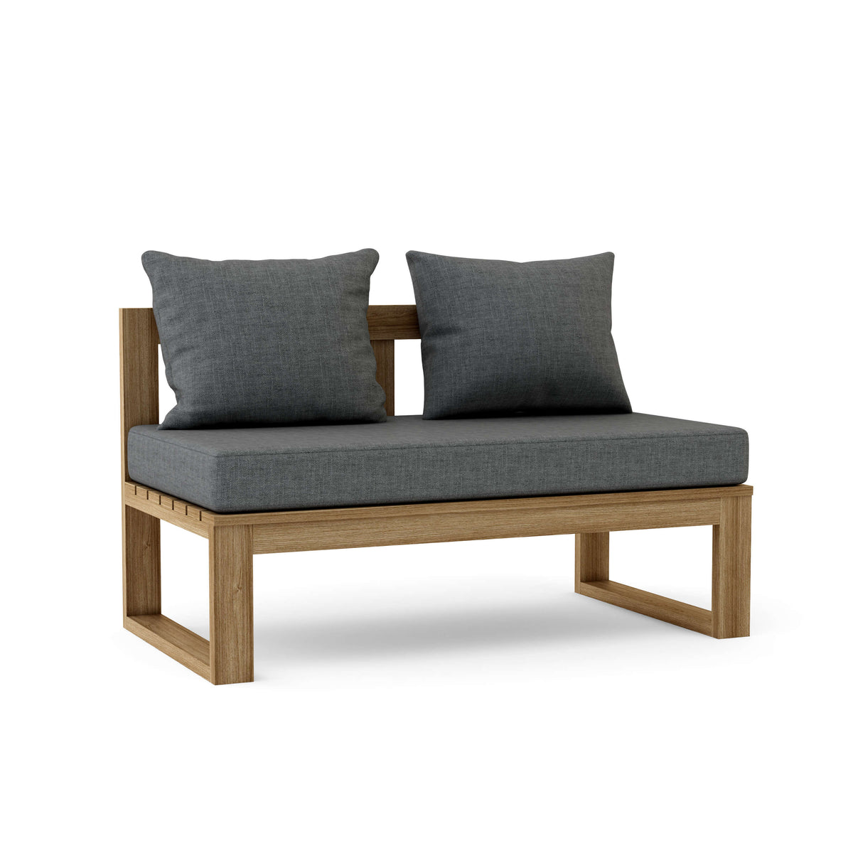 Straight Modular Deep Seating – Seamless Design for Custom Outdoor Comfort - The Charming Bench Company