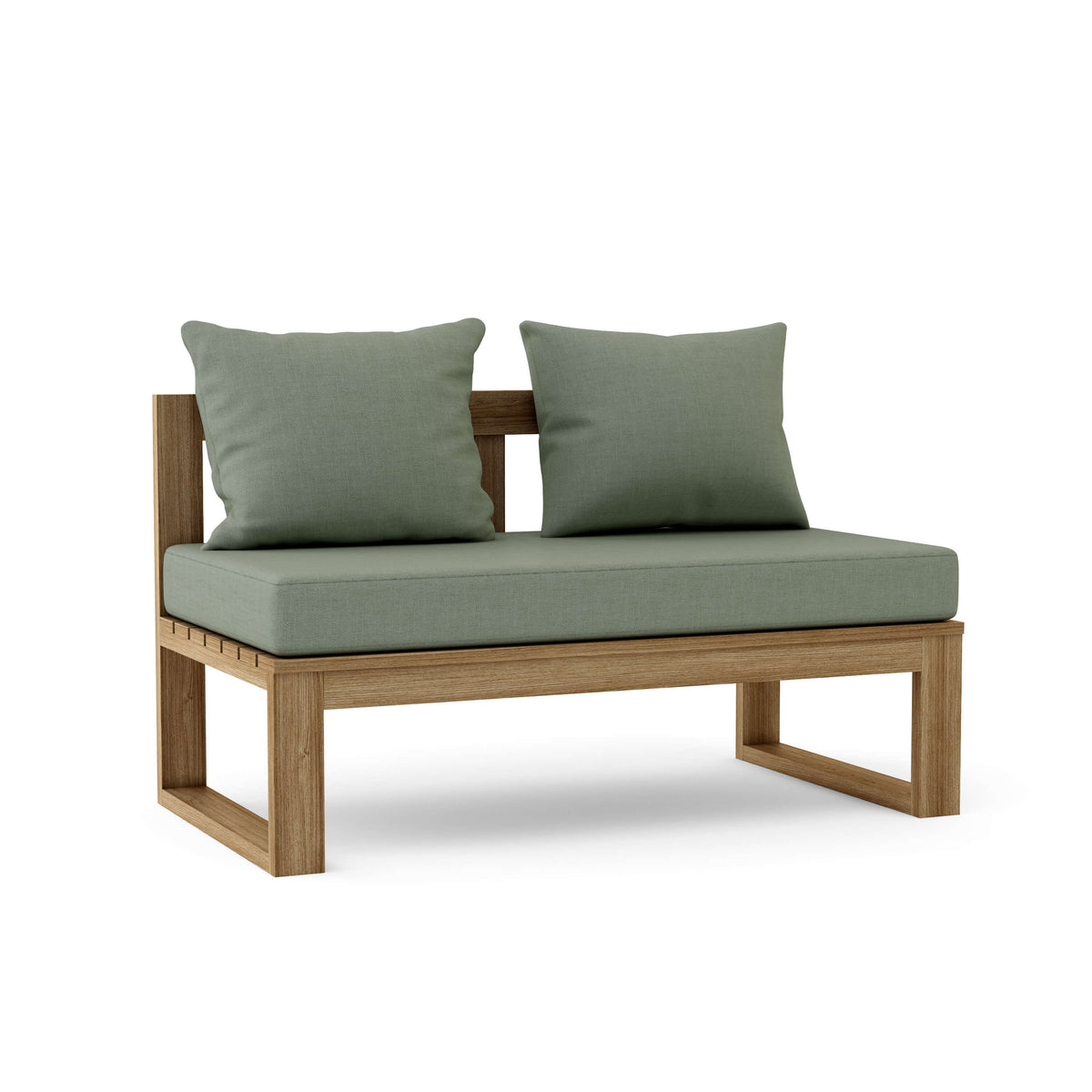 Straight Modular Deep Seating – Seamless Design for Custom Outdoor Comfort - The Charming Bench Company