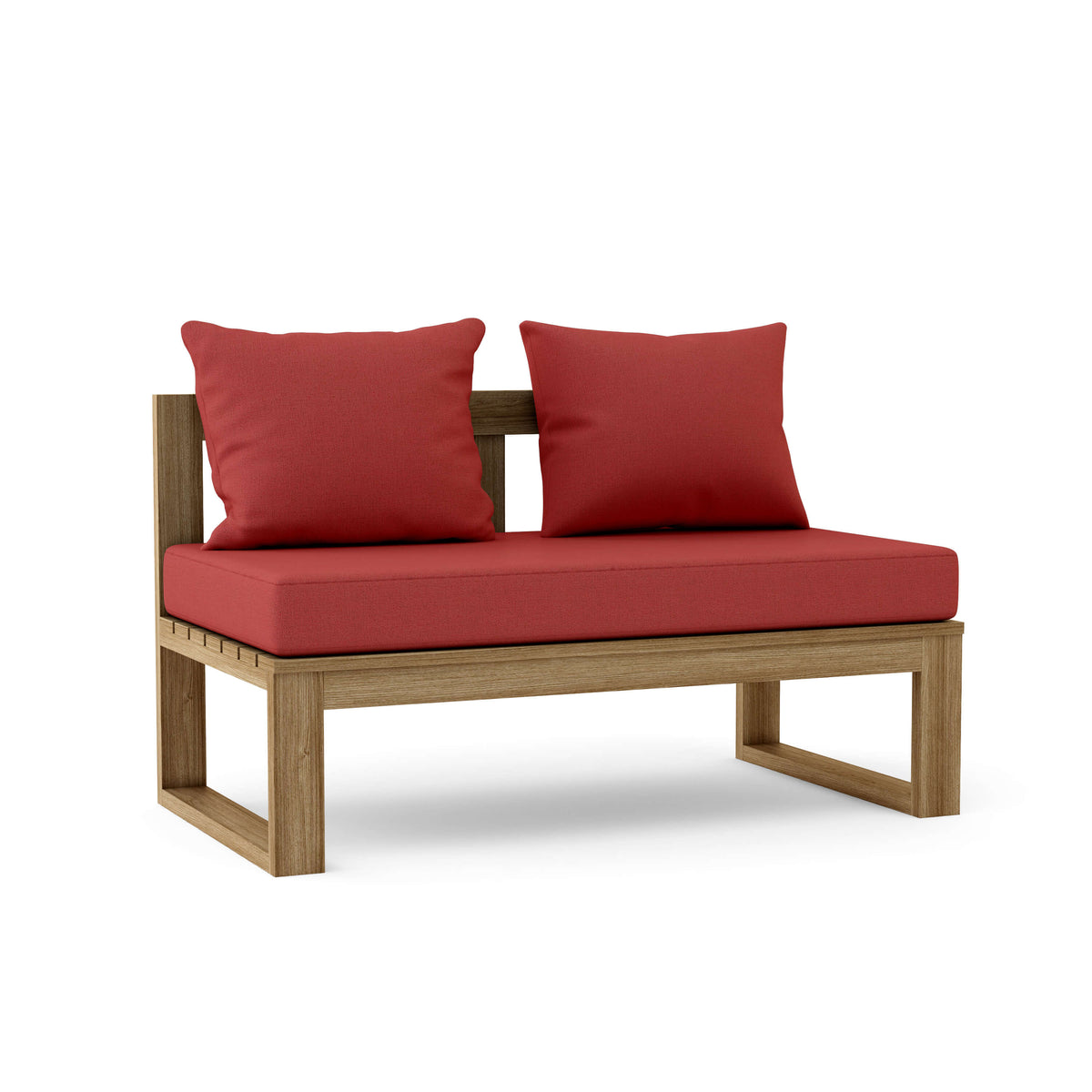 Straight Modular Deep Seating – Seamless Design for Custom Outdoor Comfort - The Charming Bench Company