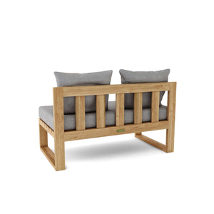 Straight Modular Deep Seating – Seamless Design for Custom Outdoor Comfort - The Charming Bench Company