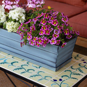 Medium Flower Box Tray Kit - Blue / White