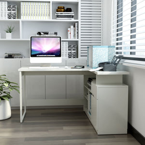 Lexi 55" L-Shaped Corner Desk - The Charming Bench Company