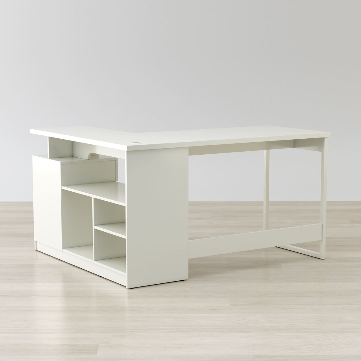 Lexi 55" L-Shaped Corner Desk - The Charming Bench Company