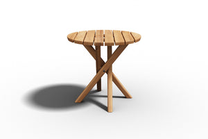 Fleur Round Teak Outdoor Side Table