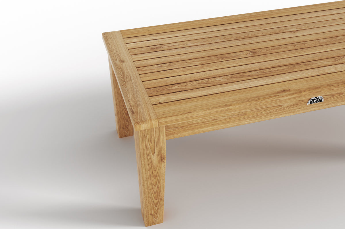 Eliane Rectangular Teak Outdoor Coffee Table