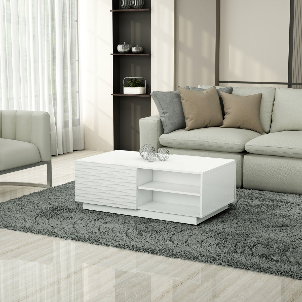 Hinwil 37" Coffee Table - The Charming Bench Company