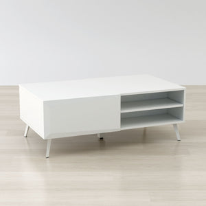 Altus 43" Coffee Table Gloss White - The Charming Bench Company
