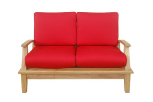 Brianna Deep Seating Loveseat + Cushion - The Charming Bench Company