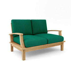 Brianna Deep Seating Loveseat + Cushion - The Charming Bench Company