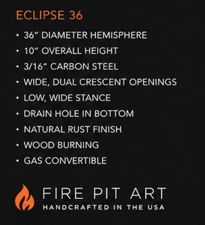 Eclipse 36 Fire Pit Fire Pits