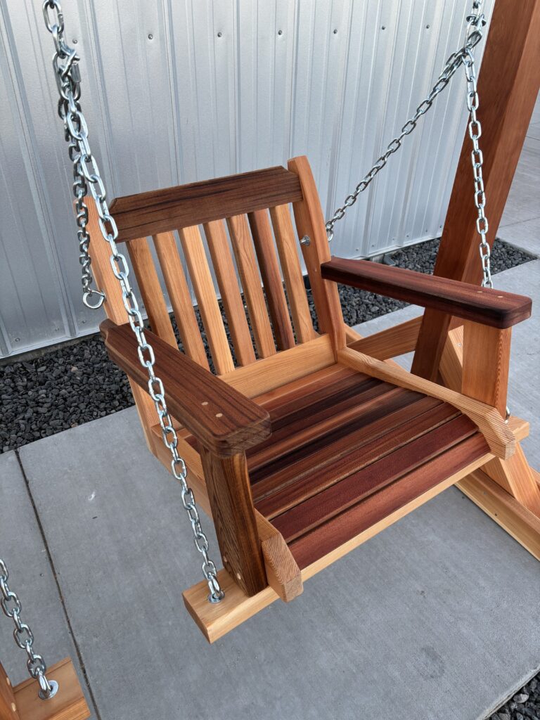 Cabbage Hill Porch Swing Chair by Wood Country