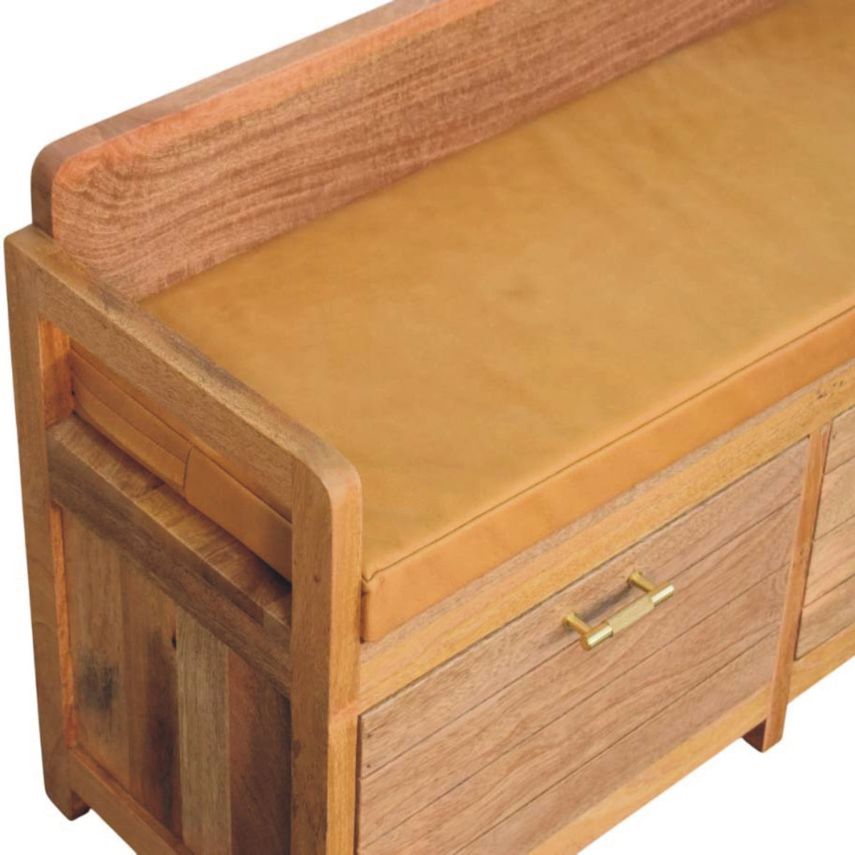Oxford Hardwood 2 Drawer Storage Bench