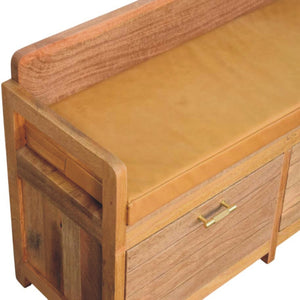 Oxford Hardwood 2 Drawer Storage Bench