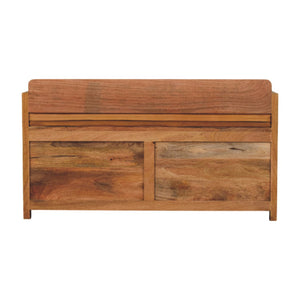 Oxford Hardwood 2 Drawer Storage Bench