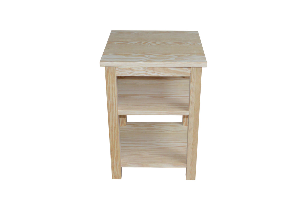 Versaloft Night Stand with 2 Shelves