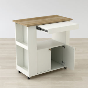 Aston 33.5" Kitchen Cart - The Charming Bench Company