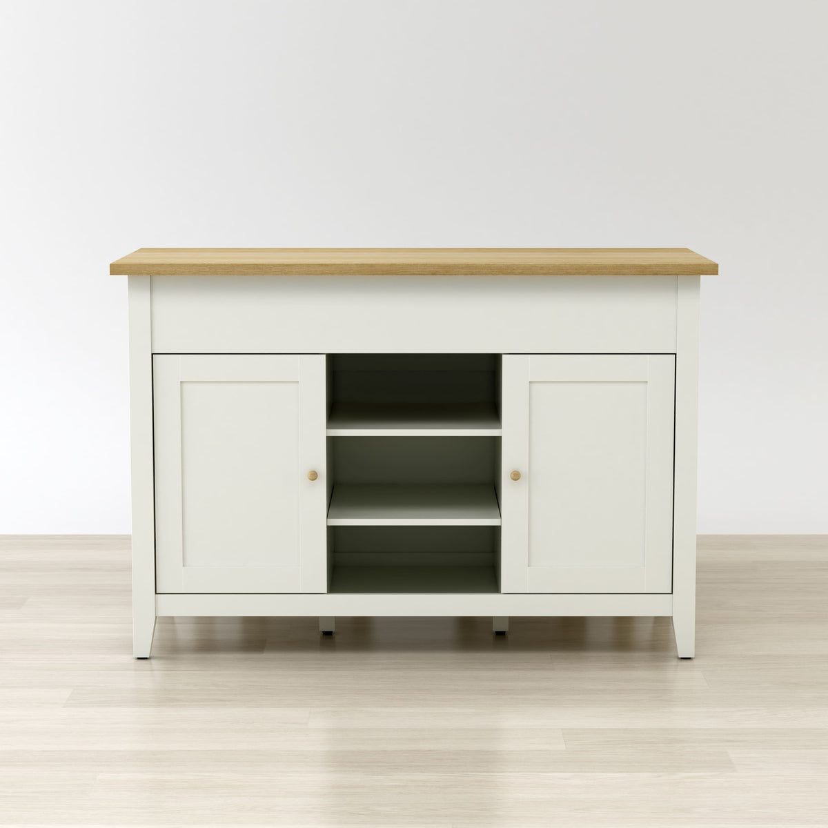 Delphi 53" Kitchen Island Cabinet - The Charming Bench Company
