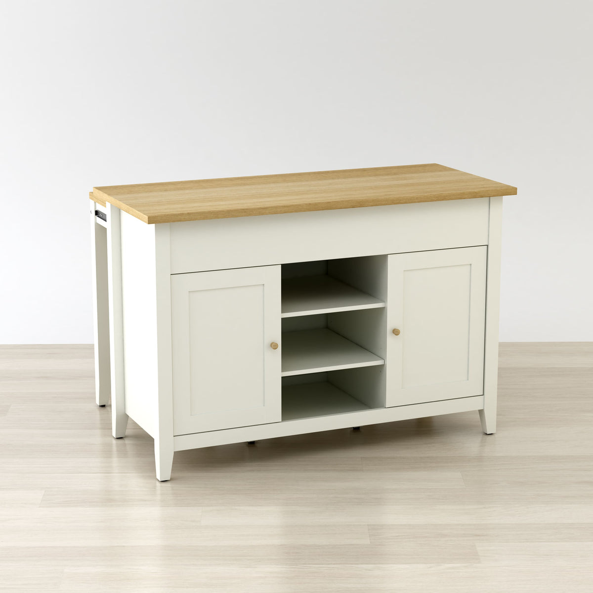 Delphi 53" Kitchen Island Cabinet - The Charming Bench Company