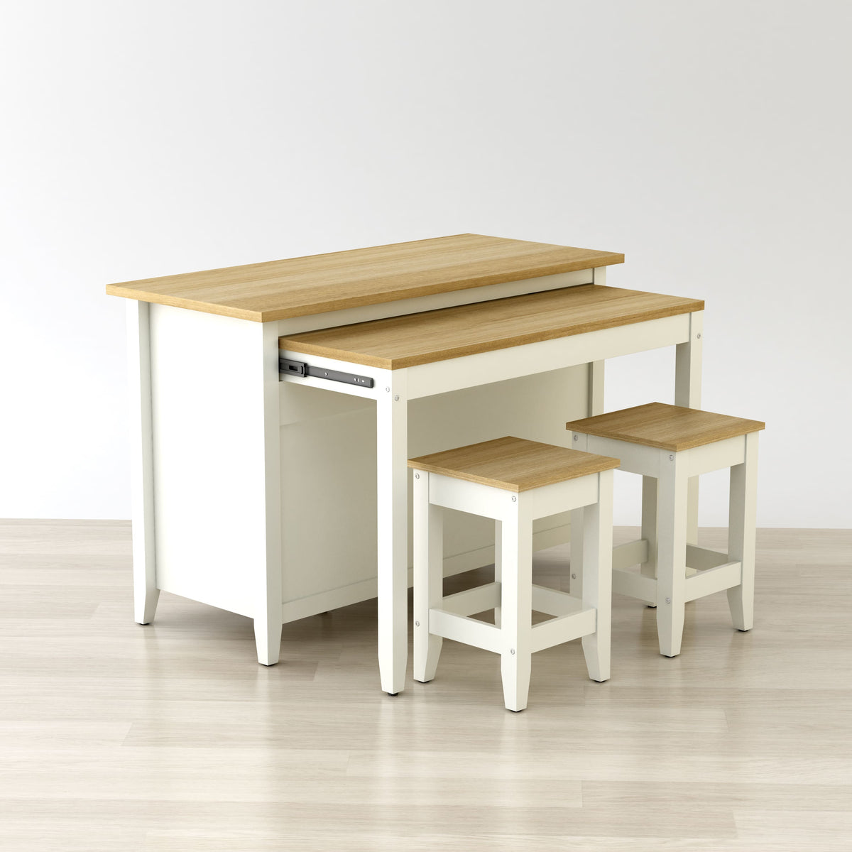 Delphi 53" Kitchen Island Cabinet - The Charming Bench Company