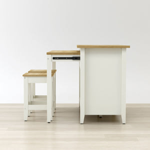 Delphi 53" Kitchen Island Cabinet - The Charming Bench Company