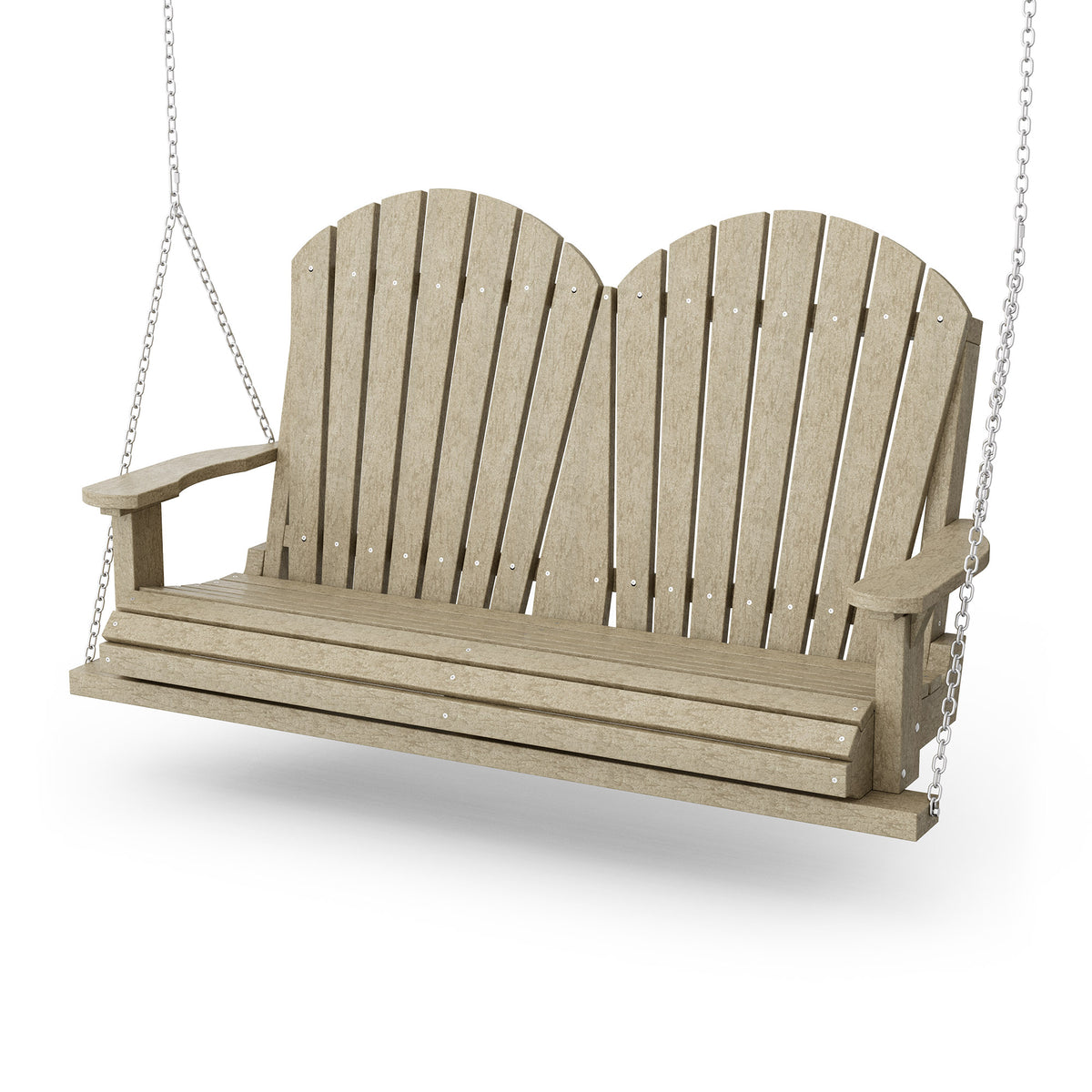 Heritage Two Seat Swing by Wildridge Poly Furniture