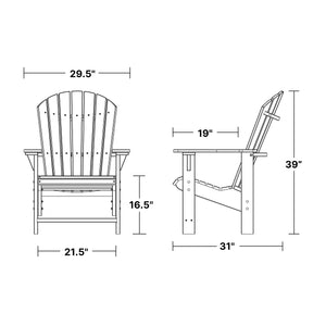 Heritage Upright Adirondack Chair