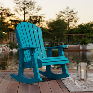 Heritage Adirondack Rocking Chair - The Charming Bench Company