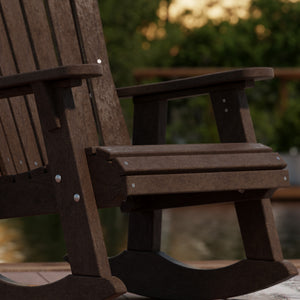 Heritage Adirondack Rocking Chair - The Charming Bench Company