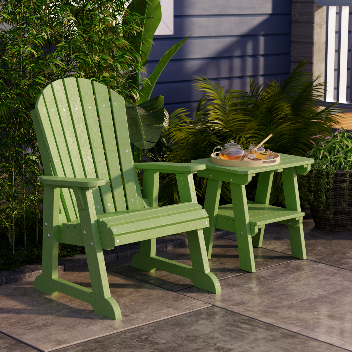 Heritage Two Tier End Table - The Charming Bench Company