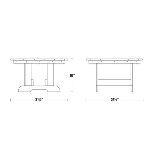 Heritage Conversation Table - The Charming Bench Company