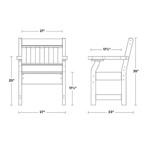 Heritage Garden Chair - The Charming Bench Company