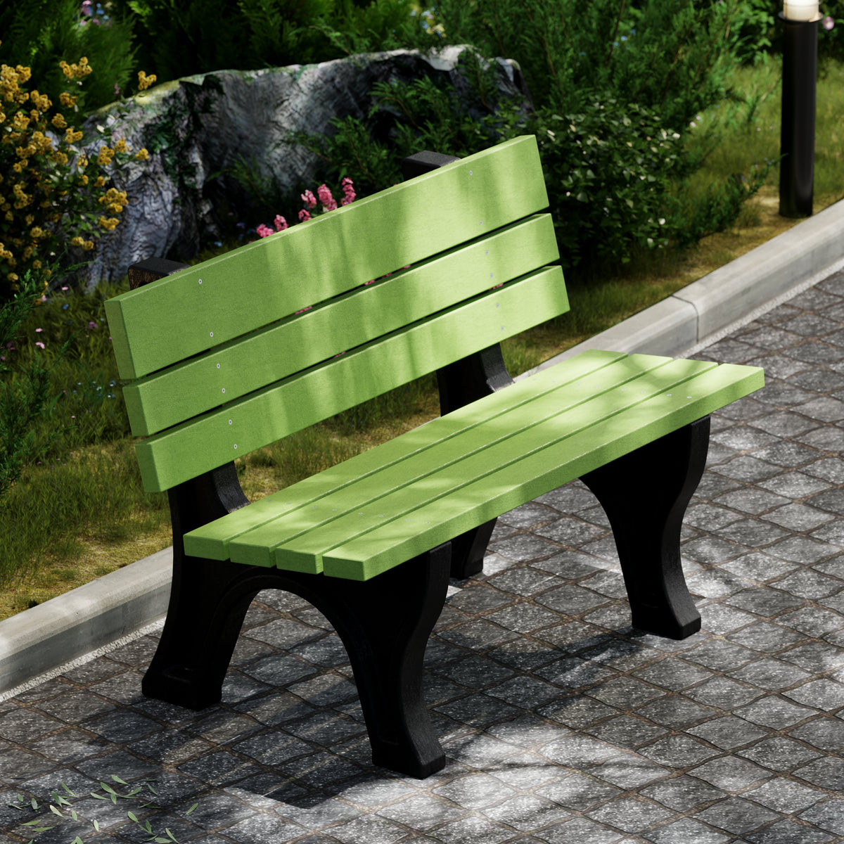 Heritage 4&#39; and 6&#39; Park Benches By Wildridge Furniture