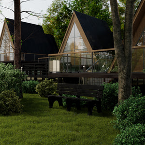 Heritage 4' and 6' Park Benches