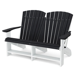 Heritage Double Adirondack - The Charming Bench Company