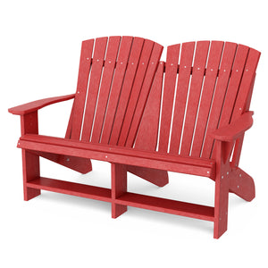 Heritage Double Adirondack - The Charming Bench Company