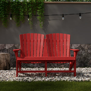 Heritage Double Adirondack - The Charming Bench Company