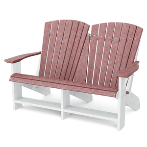 Heritage Double Adirondack - The Charming Bench Company
